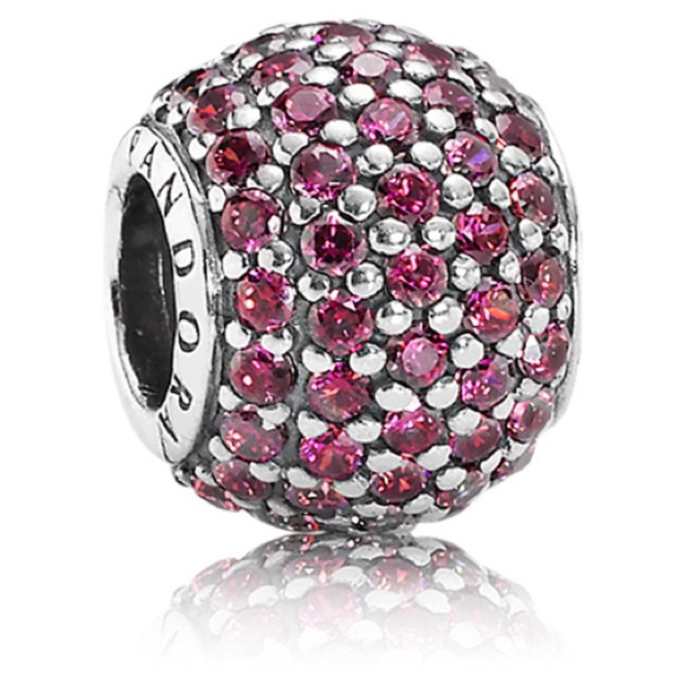 Pandora Red Pave Lights Charm